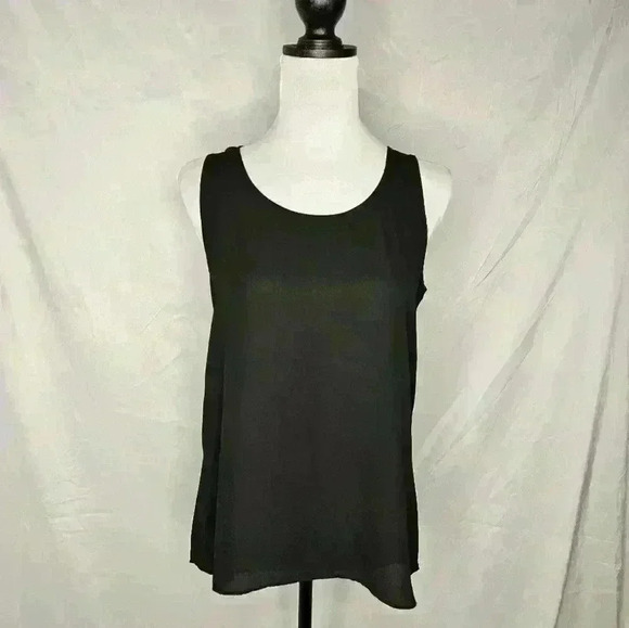 Express Tops - Express size small tank black transparent